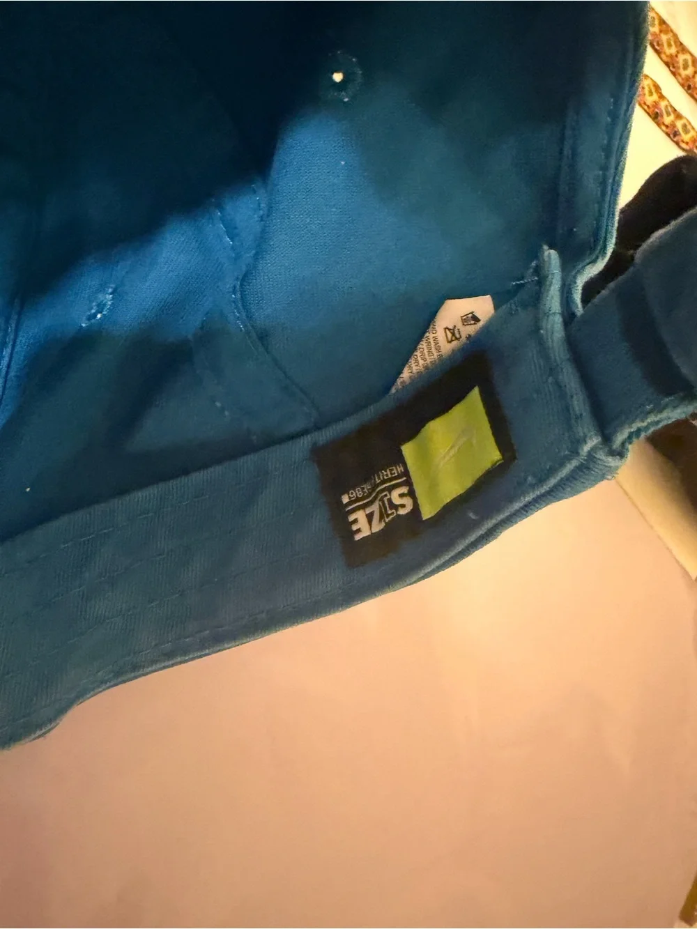 Nike blue cap wear